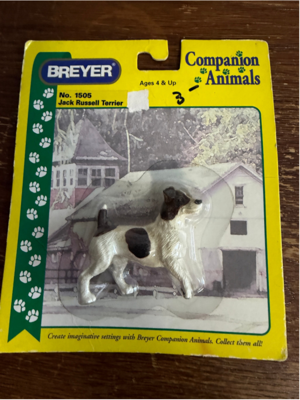Breyer Companion Animals Jack Russell Terrier #1505 Retired Factory Sealed Dog F